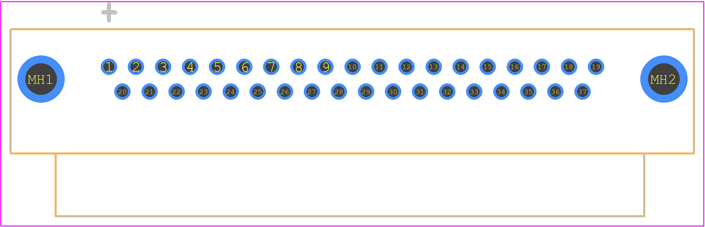 09654626816 - HARTING PCB footprint - Other - Other - 09654626816-2