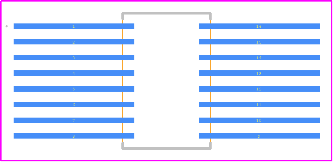 HCPL-6751 - Hewlett Packard PCB footprint - Other - Other - HCPL-6751-2