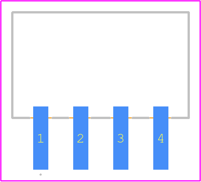 2213932-4 - TE Connectivity PCB footprint - Other - Other - 2213932-4-1