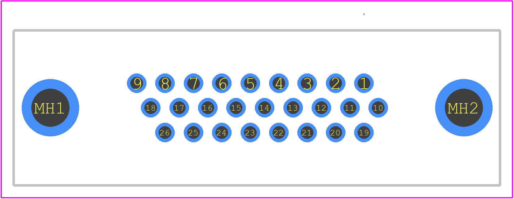 2317170-1 - TE Connectivity PCB footprint - Other - Other - 2317170-1-1