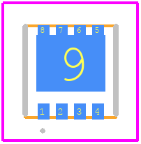 MCG20P03-TP - MCC PCB footprint - Other - Other - DFN3333_23