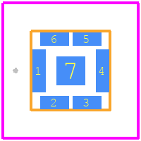 LPS28DFW - STMicroelectronics PCB footprint - Other - Other - CCLGA-7L_2026-1.1