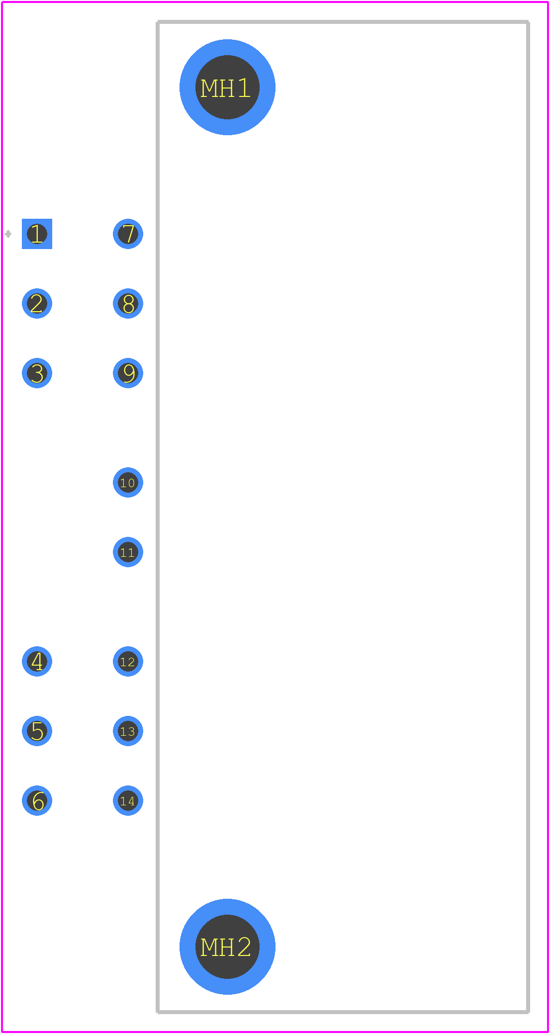 7-173860-1 - TE Connectivity PCB footprint - Other - Other - 7-173860-1-2