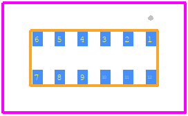 TMF8820-1AM - ams OSRAM PCB footprint - Other - Other - OLGA12