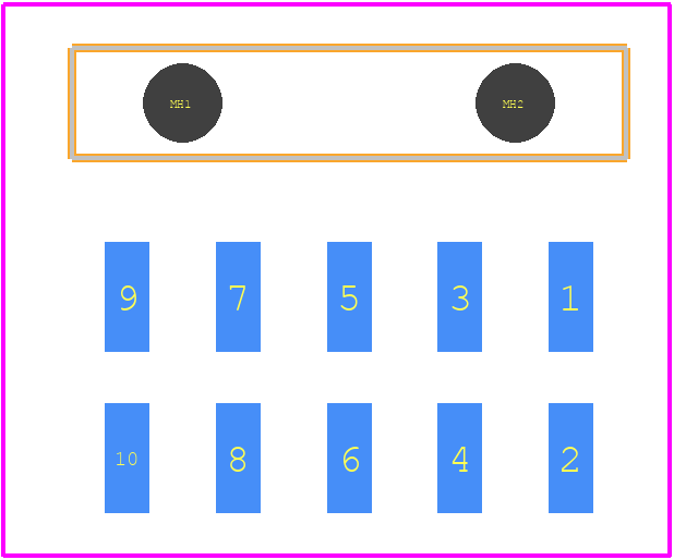 2213R-10G-SM-7576APR - Multicomp Pro PCB footprint - Other - Other - 2213R-10G-SM-7576APR-1