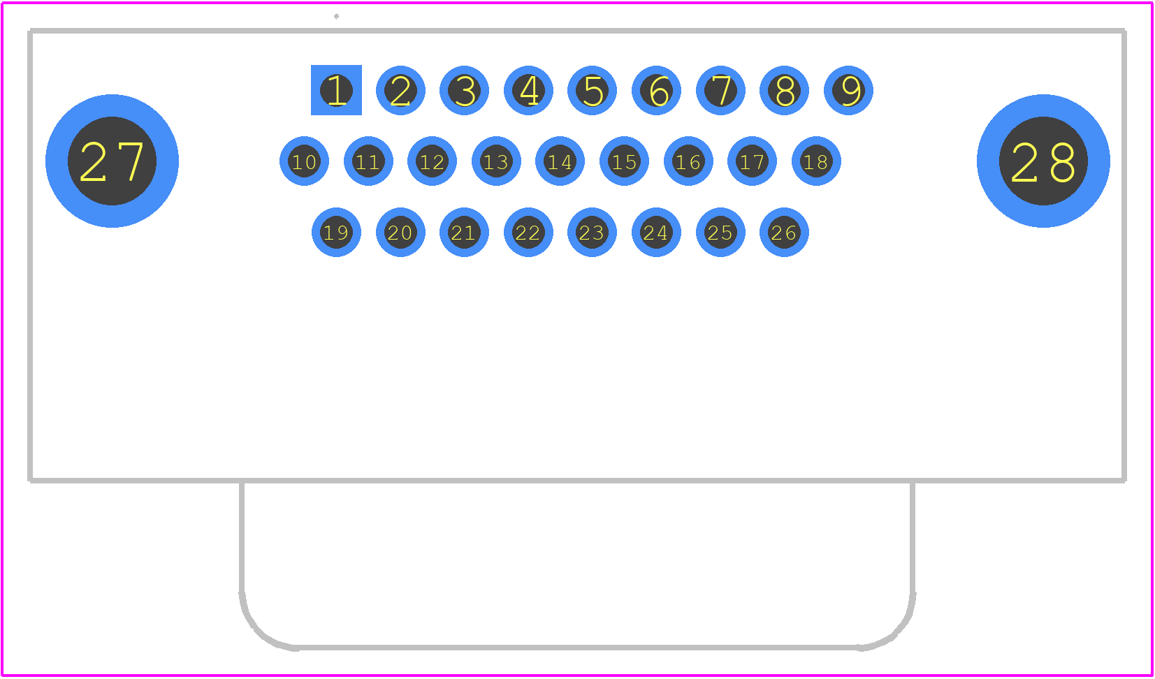 2311776-1 - TE Connectivity PCB footprint - Other - Other - 2311776-1-3