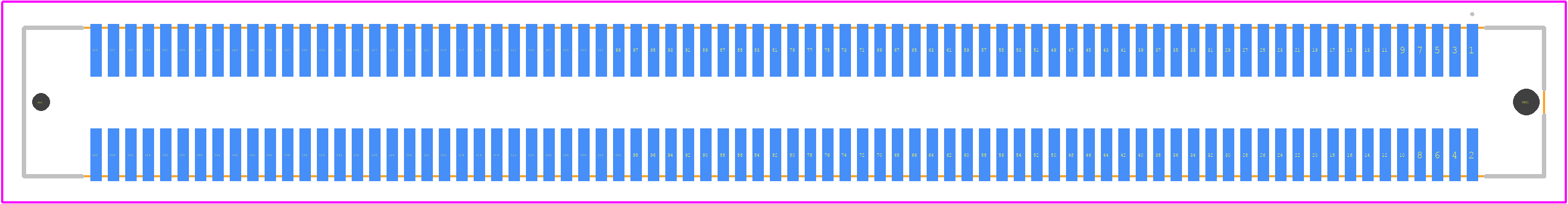 61082-163502LF - Amphenol Communications Solutions PCB footprint - Other - Other - 61082-163502LF-2