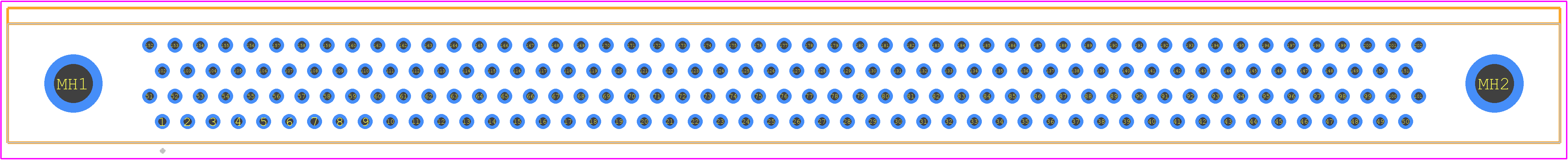 HDASE202YD-000 - Amphenol PCB footprint - Other - Other - HDASE202YD-000-5