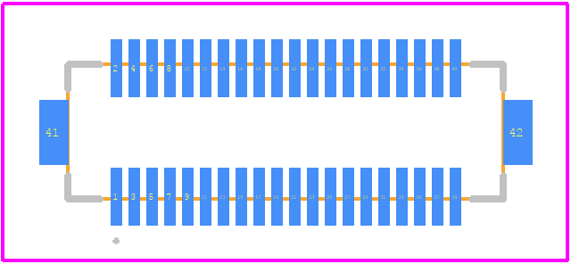 DF12NB(3.5)-40DP-0.5V(51) - Hirose PCB footprint - Other - Other - DF12NB(3.5)-40DP-0.5V(51)-1
