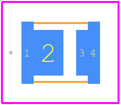NF2W757GRT - NICHIA PCB footprint - Other - Other - 3.0x3.0x0.65mm