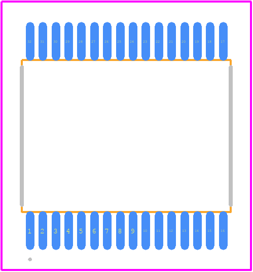 CPC5622 - LITTELFUSE PCB footprint - Other - Other - 32-Pin SOIC