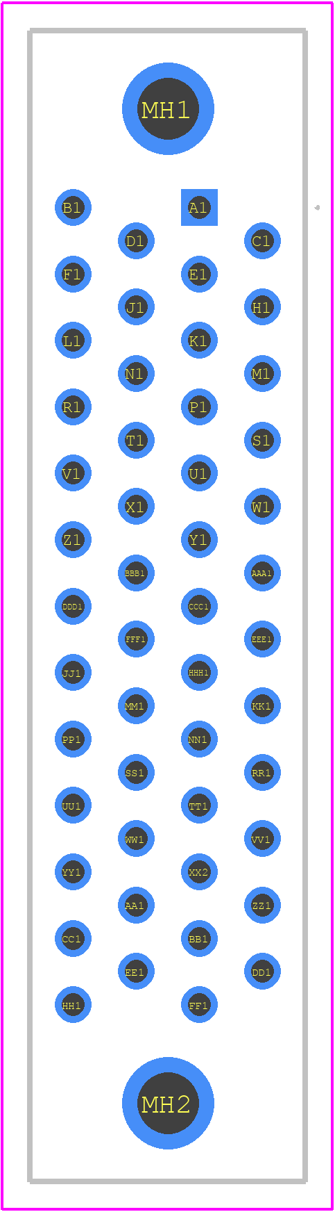 MM50M21G3IS - Radiall PCB footprint - Other - Other - MM50M21G3Is -2022