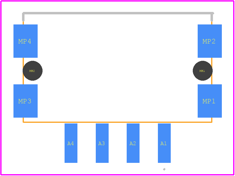 524600 - TE Connectivity PCB footprint - Other - Other - 524600-2