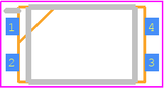 AQY221R6VW - Panasonic PCB footprint - SO Transistor Flat Lead - SO Transistor Flat Lead - 4-SSOP