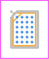 ADPD4200BCBZR7 - Analog Devices PCB footprint - BGA - BGA - 24-Ball Wafer Level Chip Scale Package