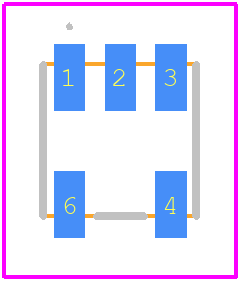 TC4-6T-75X+ - Mini-Circuits PCB footprint - Other - Other - AT1521_2023