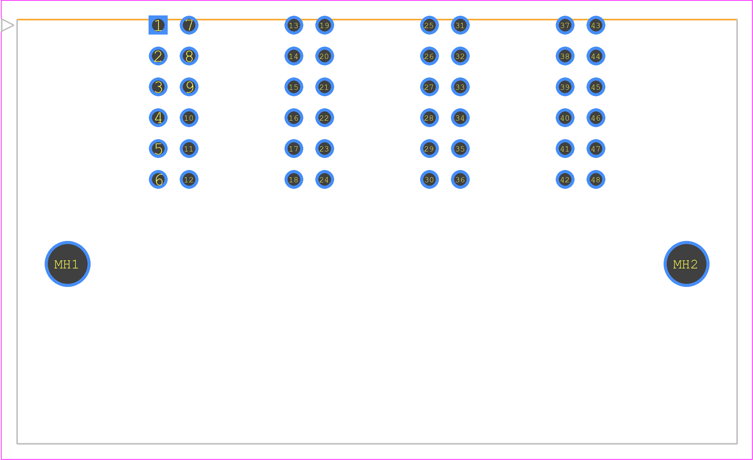 1510351014 - Molex PCB footprint - Other - Other - 1510351004
