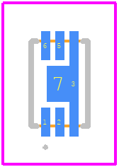A1391-2-3-5 - Allegro Microsystems PCB footprint - Other - Other - A1391-2-3-5-1