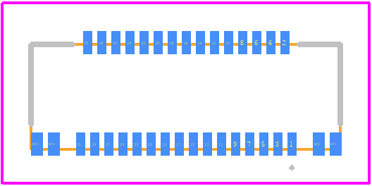 FH62-31S-0.25SHW(99) - Hirose PCB footprint - Other - Other - FH62-31S-0.25SHW(99)-2