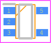 bl2554cb5tr - SHANGHAI BELLING PCB footprint - SOT23 (5-Pin) - SOT23 (5-Pin) - SOT 23-5