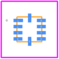 MP2664GG-XXXX - Monolithic Power Systems (MPS) PCB footprint - Other - Other - QFN-10 (2mmx2mm)