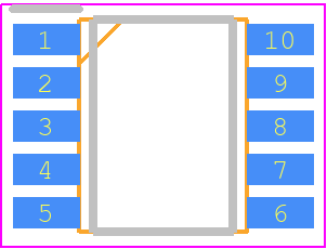 BK1079UB - Beken PCB footprint - Small Outline Packages - Small Outline Packages - BK1079UB