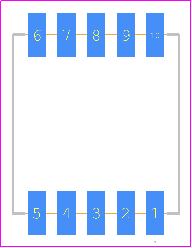 POE025-EP13050S - Bourns PCB footprint - Other - Other - POE025-EP13050S