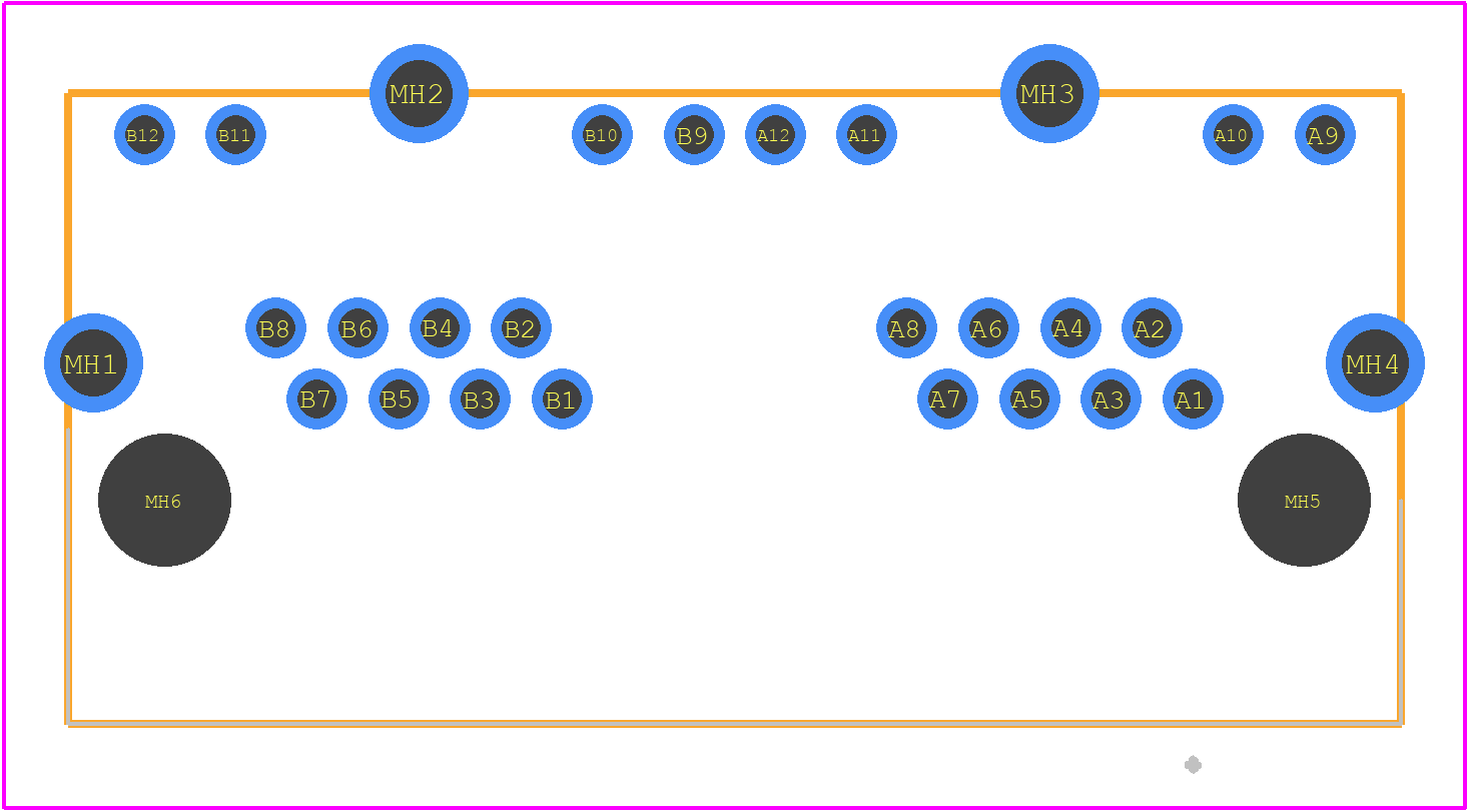 6116353-4 - TE Connectivity PCB footprint - Other - Other - 6116353-4-4