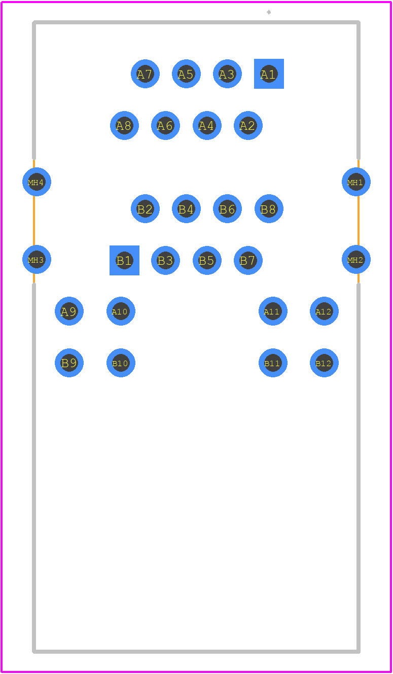 1888653-1 - TE Connectivity PCB footprint - Other - Other - 1888653-1-7