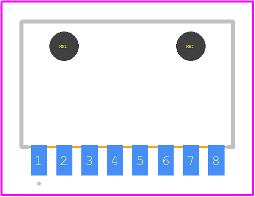 SIBF-08-F-S-AB - SAMTEC PCB footprint - Other - Other - SIBF-08-F-S-AB-1