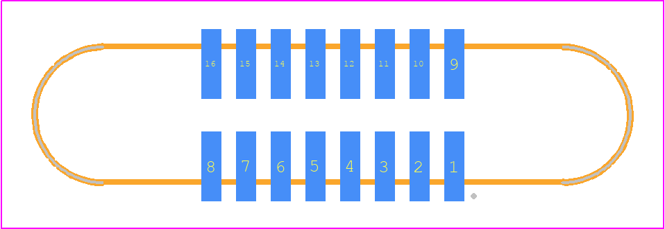 G125-FS11605F2P - Harwin PCB footprint - Other - Other - G125-FS11605F2P