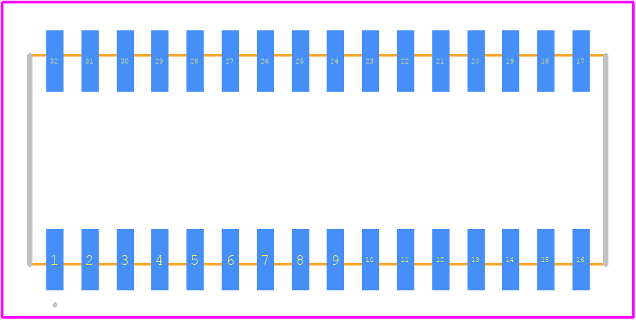CY7C1009D-10VXIT - Infineon PCB footprint - Other - Other - 32-pin SOJ (300 Mils)
