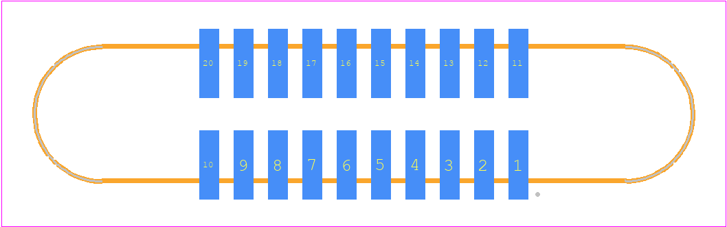 G125-FS12005F2P - Harwin PCB footprint - Other - Other - G125-FS12005F2P