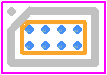LC898301XA - onsemi PCB footprint - BGA - BGA - WLCSP8, 0.78x1.58-
