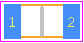 SMC1206J102 - NTE ELECTRONICS PCB footprint - Capacitor Chip Non-polarised - Capacitor Chip Non-polarised - 1206