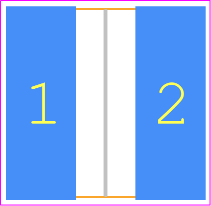 CSSH3637FTL300 - Stackpole Electronics, Inc. PCB footprint - Resistor Chip - Resistor Chip - CSSH3637-25