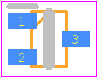 BFS17W - Nexperia PCB footprint - SOT23 (3-Pin) - SOT23 (3-Pin) - SC70 (SOT-323)