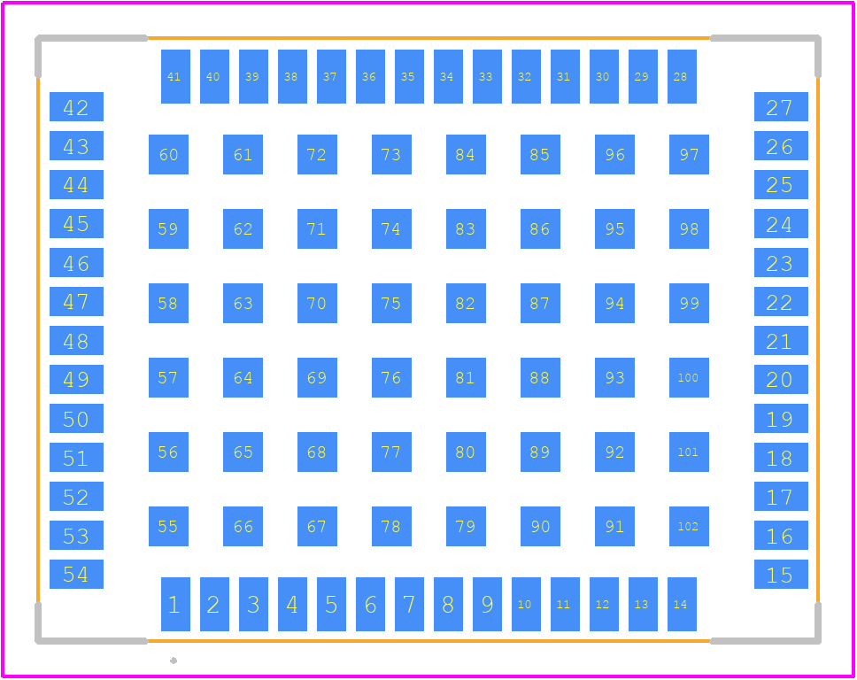 ZED-F9R-01B - u-blox PCB footprint - Other - Other - ZED-F9R-01B-5