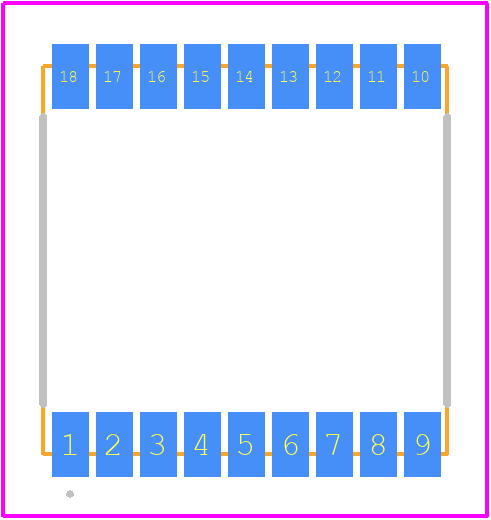 TESEO-LIV4FTR - STMicroelectronics PCB footprint - Other - Other - TESEO-LIV4FTR-1