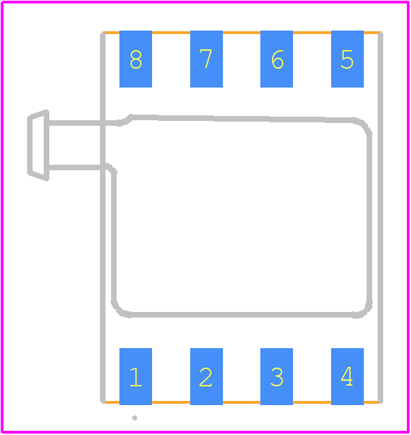 SSCMRNN1.6BAAA5 - Honeywell PCB footprint - Other - Other - SSCMRNN1.6BAAA5-1