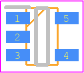 EUP3502A - EUTECH PCB footprint - SOT23 (5-Pin) - SOT23 (5-Pin) - EUP3502A