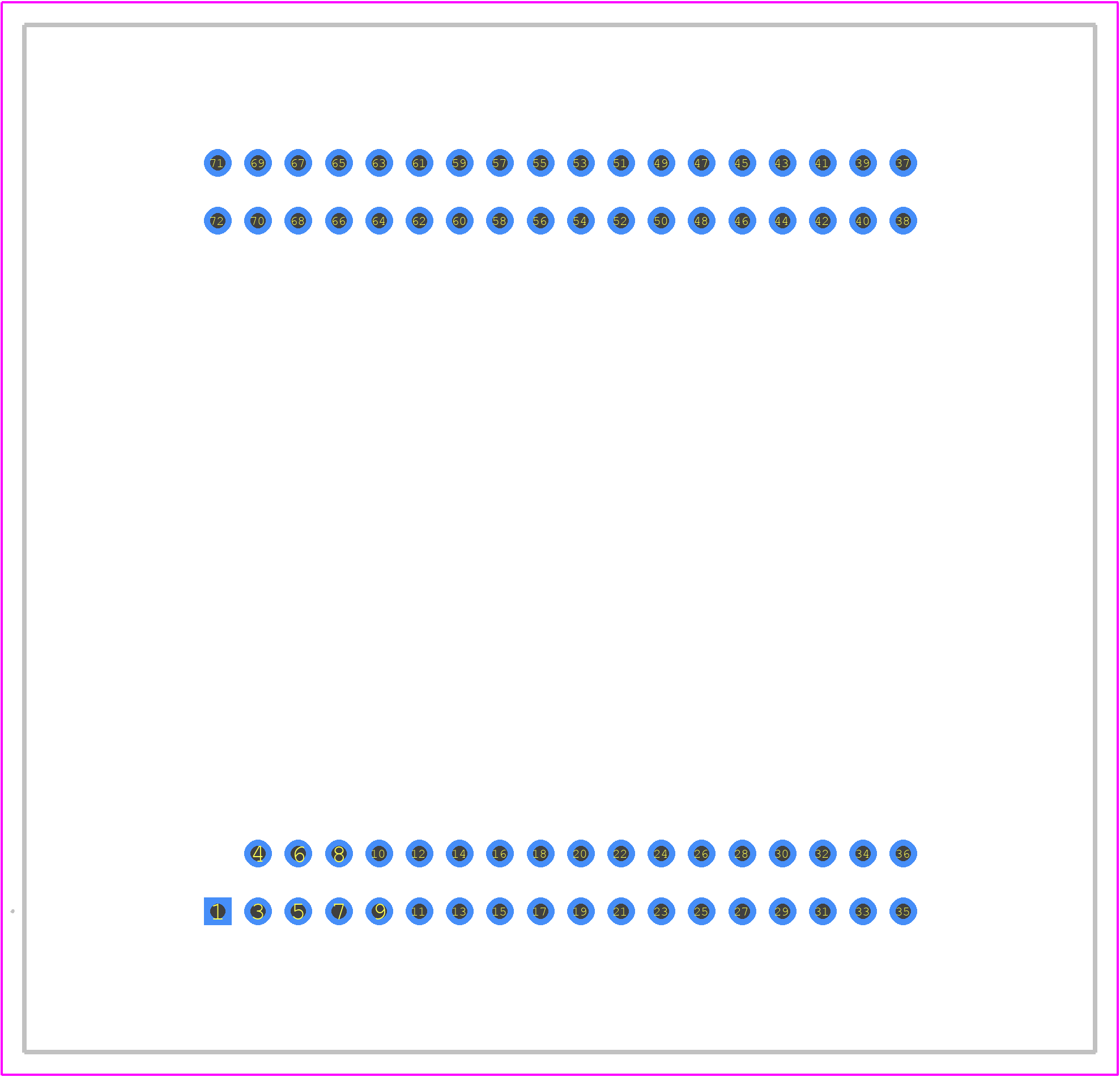 KAI-16070 - onsemi PCB footprint - Other - Other - KAI-16070-4