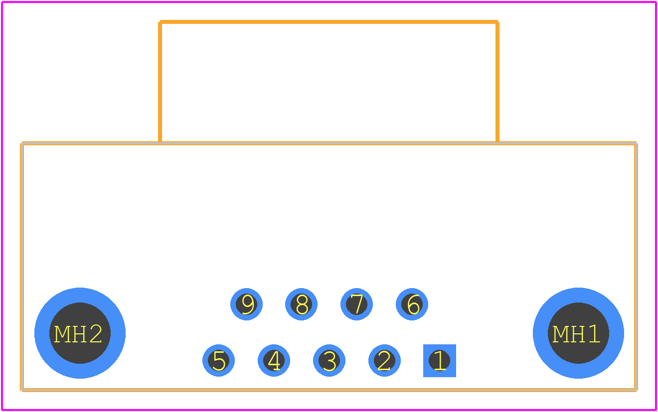 K22X-E9P-N - Kycon PCB footprint - Other - Other - K22X-E9P-N-1