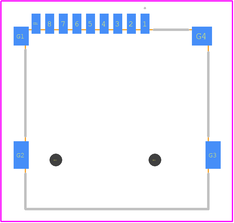 TF-115-BCP9 - XUNPU PCB footprint - Other - Other - TF-115-BCP9-2