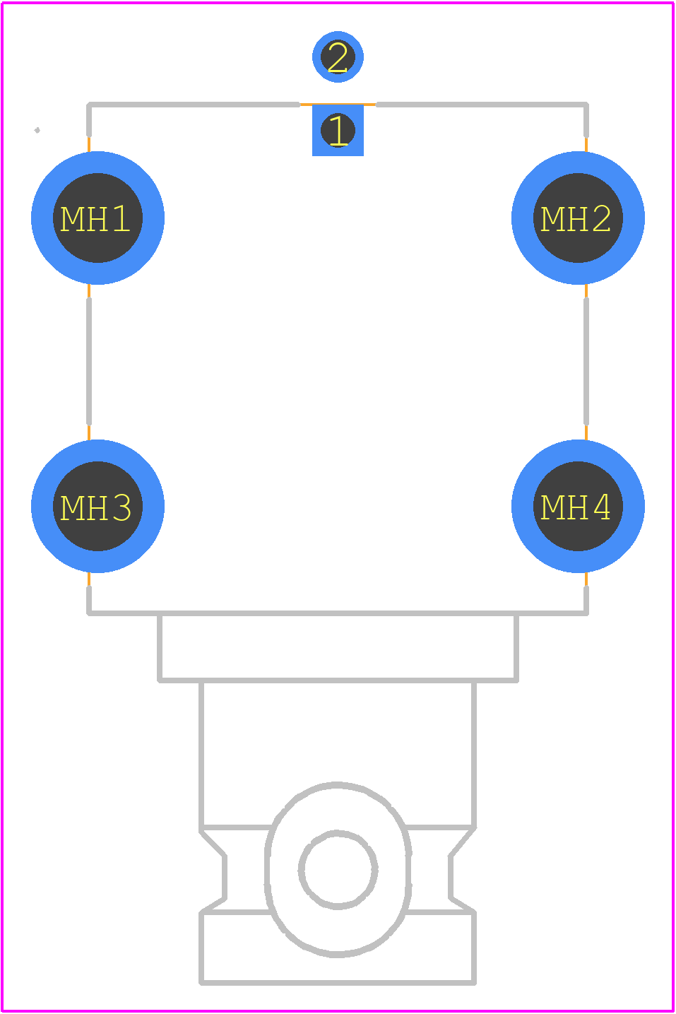 0734152980 - Molex PCB footprint - Other - Other - 0734152980-1