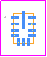 MPQ4323GDE-AEC1-P - Monolithic Power Systems (MPS) PCB footprint - Other - Other - QFN-12 (2mmx3mm) Wettable Flank