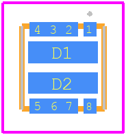 FDMC9430L-F085 - onsemi PCB footprint - Other - Other - WDFN8 3x3, 0.65P CASE 511DG ISSUE A_FORONSEMI