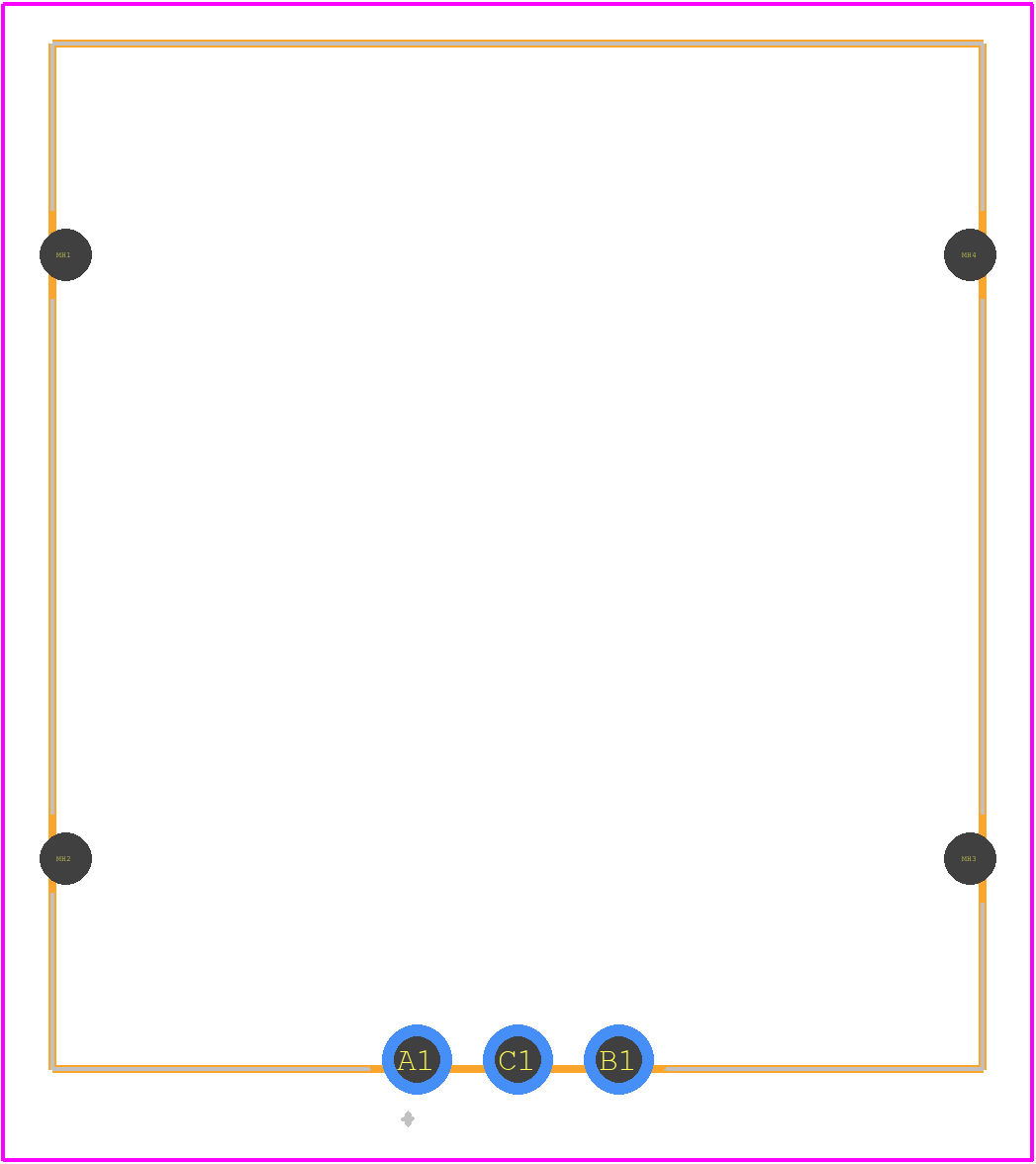 25LB45-Q - Grayhill PCB footprint - Other - Other - 25LB45-Q-1