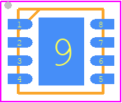 MXN3382 - Chipsource Tech PCB footprint - Small Outline No-lead - Small Outline No-lead - DFN 3x3