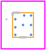 BALFHB-WL-06D3 - STMicroelectronics PCB footprint - Other - Other - BALFHB-WL-06D3-2